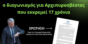 Ερώτηση Οδυσσέα στη Βουλή για την κάλυψη των κενών οργανικών θέσεων Αρχιπυροσβεστών